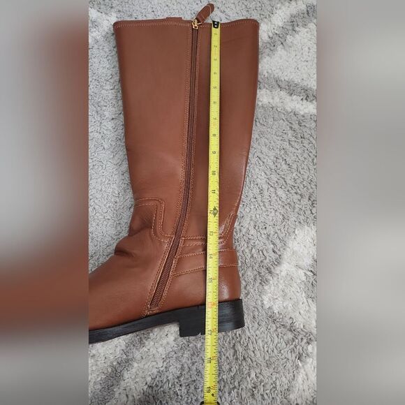 Franco Satro  Knee High Riding Boots Size -Tan Size 6.5 ,7.5 - Picture 4 of 11
